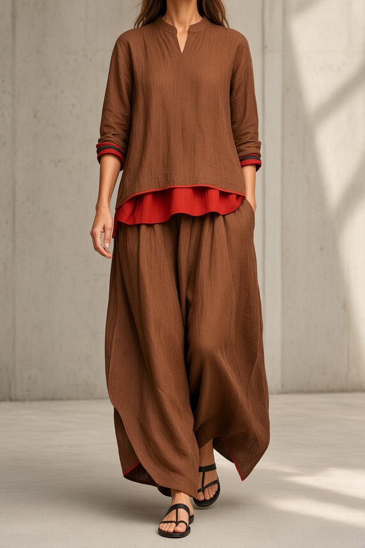 Rosalind | Relaxed Layered Two-Piece Set