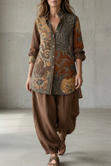 Isabel | Heritage-Print Two-Piece Set