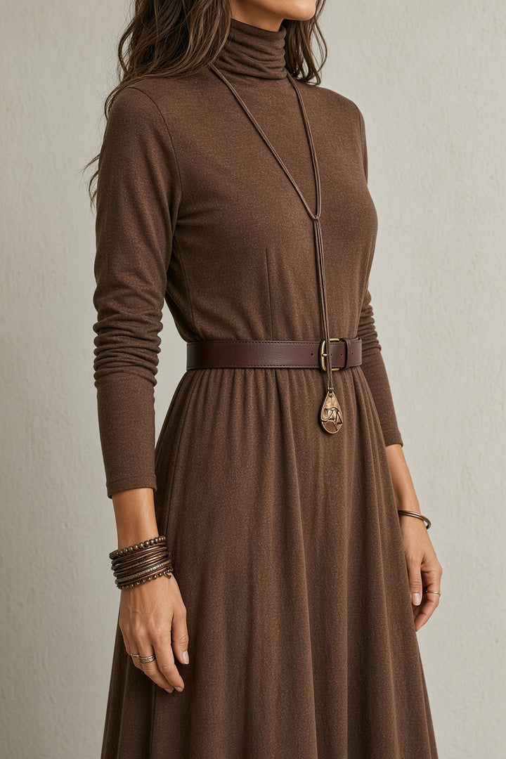 Abigail | Lace-Hem Maxi Dress