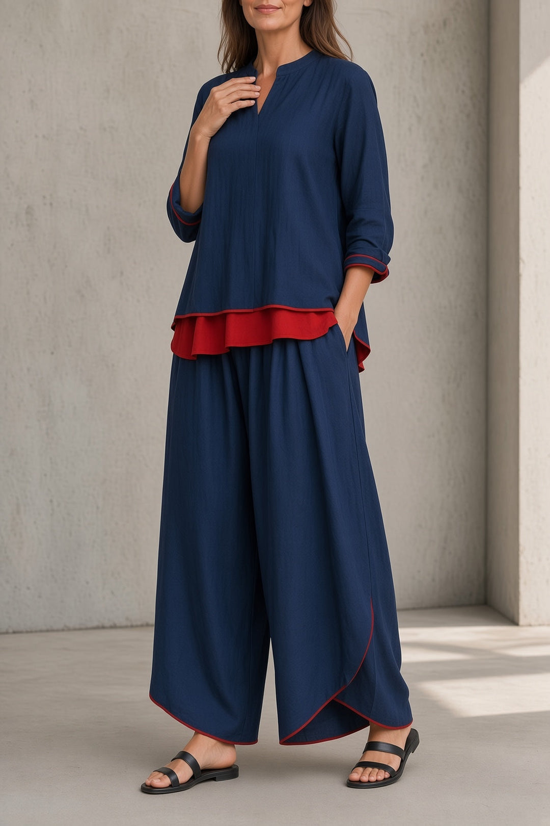 Rosalind | Relaxed Layered Two-Piece Set