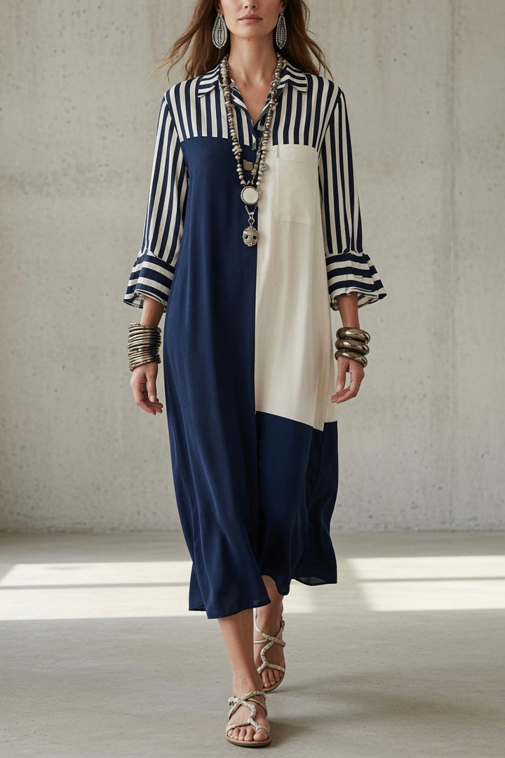 Danica | Panelled Shirt Dress