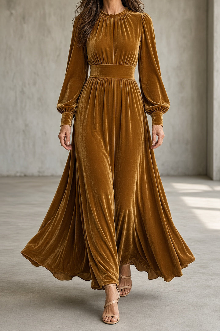 Greta | Flowing Floor-Length Dress