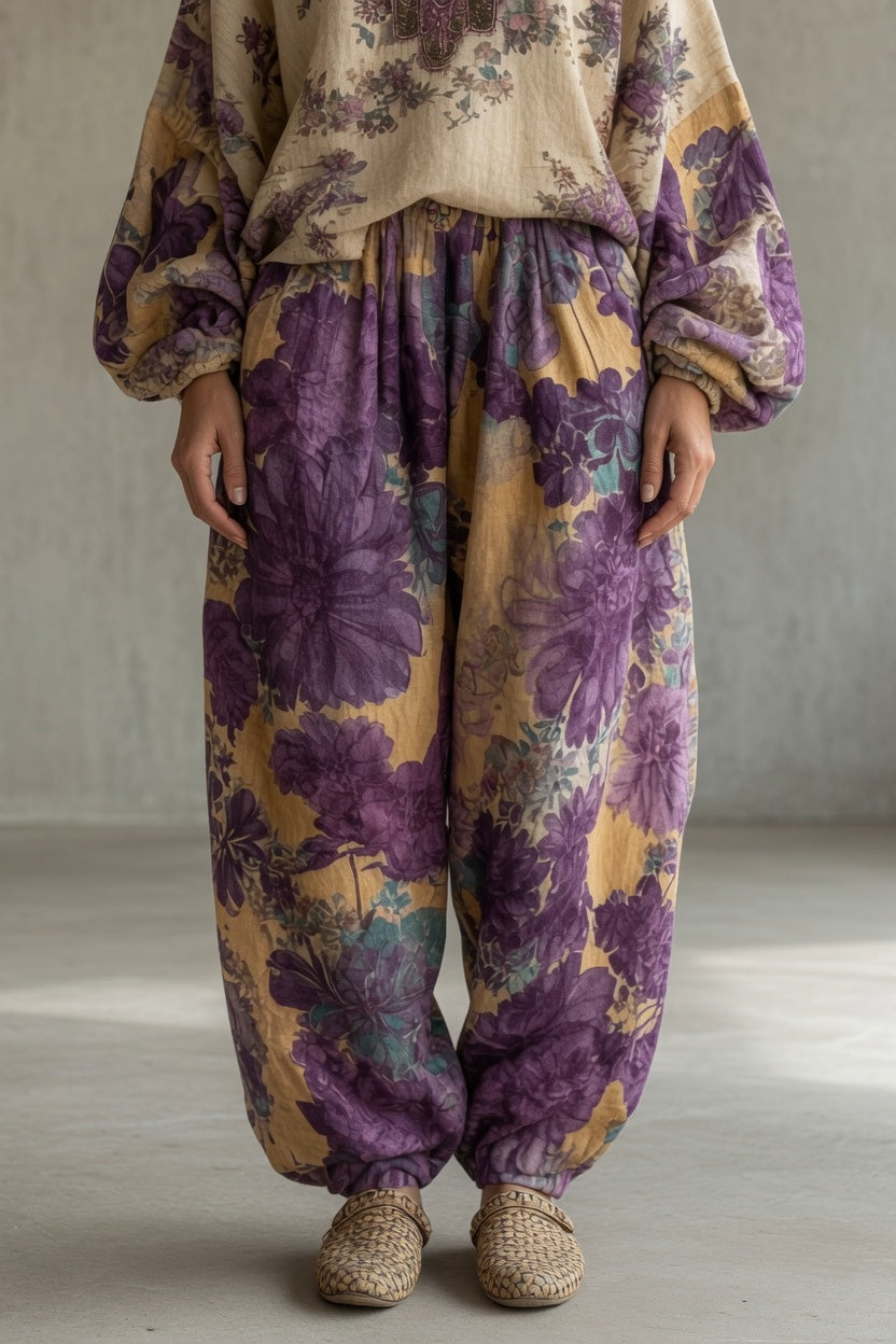 Saskia | Bohemian Floral Two-Piece Set