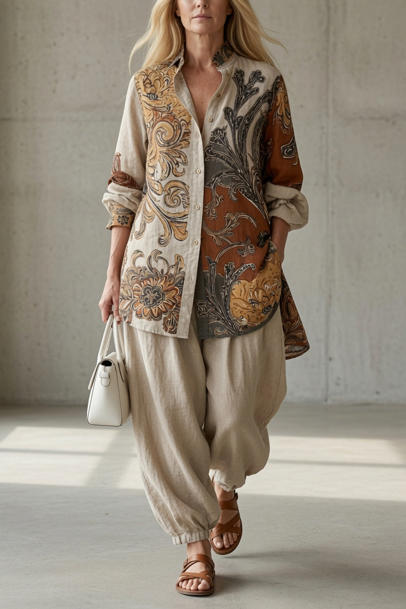 Antoinette | Artful Two-Piece Set
