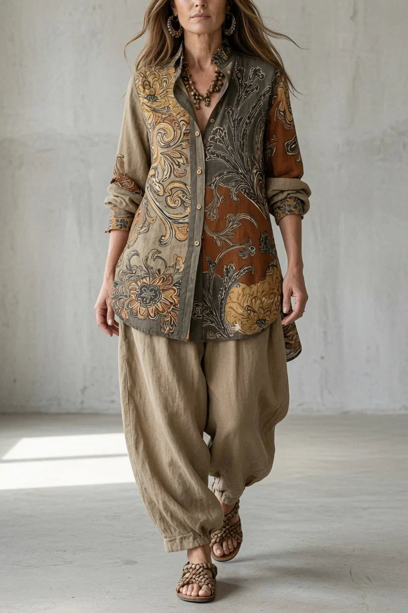Cosette | Artful Patterned Two-Piece Set