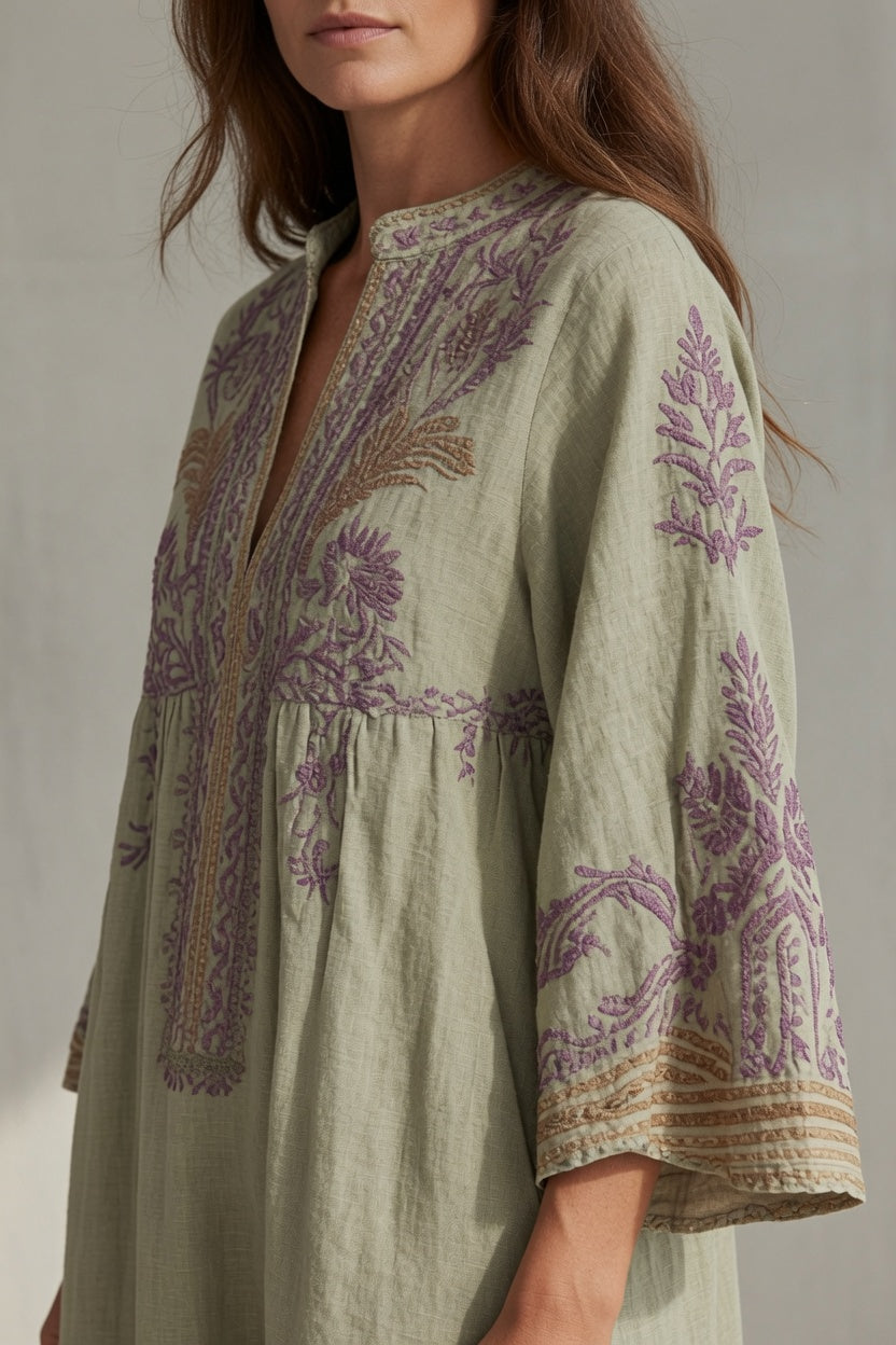 Poppy | Embroidered Bohemian Dress
