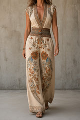 Rosetta | Bohemian Wide-Leg Jumpsuit