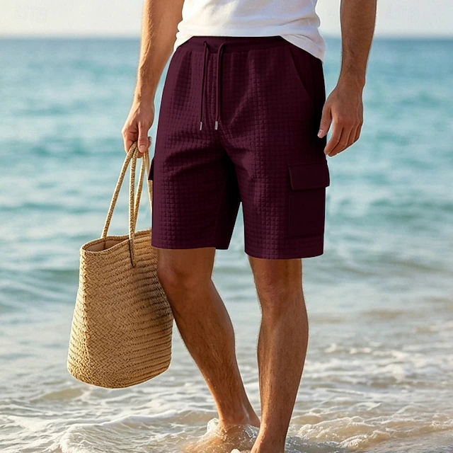 Elliot | Relaxed Textured Cargo Shorts