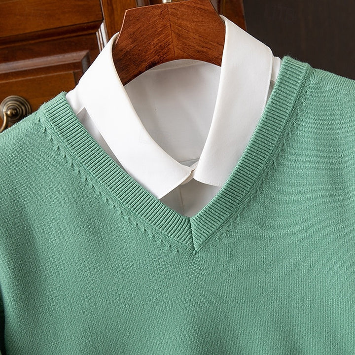 Harrison | Refined V-Neck Jumper
