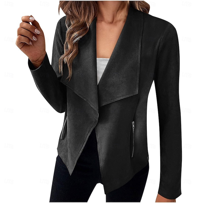 Barbara | Draped Waterfall Jacket