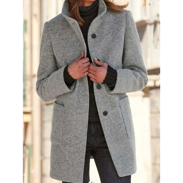 Margot | Elegant Stand-Collar Coat