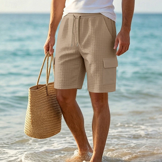 Elliot | Relaxed Textured Cargo Shorts