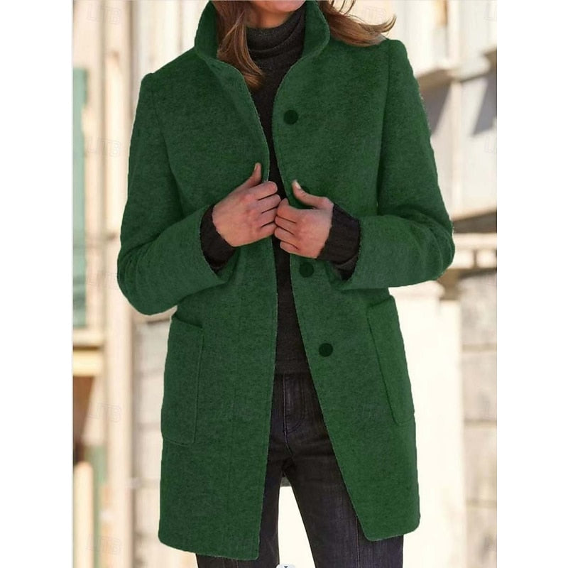 Margot | Elegant Stand-Collar Coat