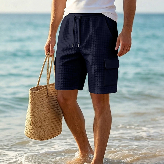 Elliot | Relaxed Textured Cargo Shorts