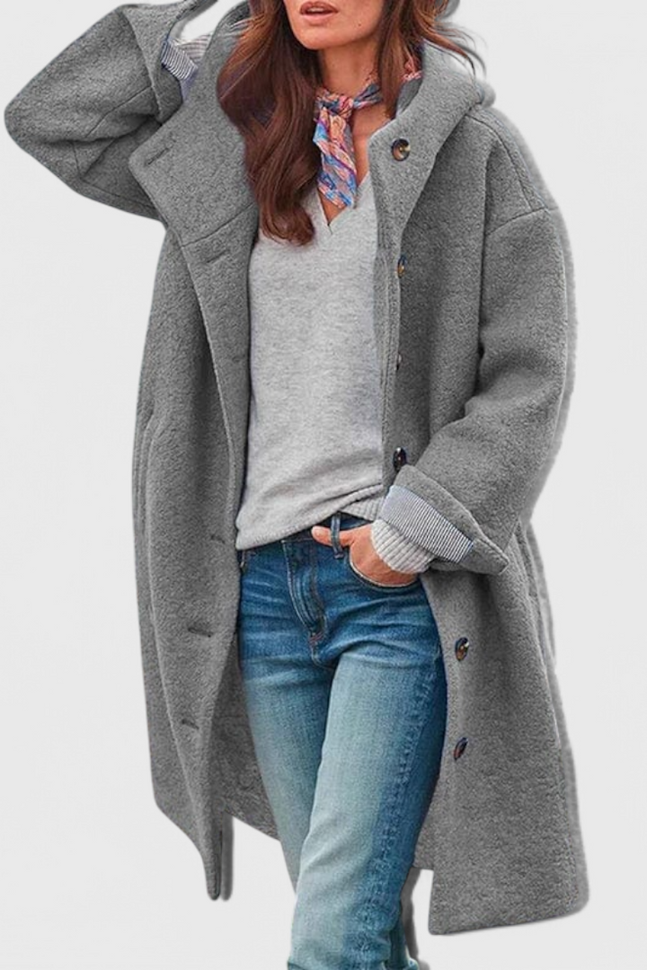 Georgette | Relaxed Hooded Coat