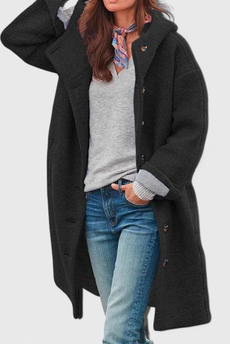 Georgette | Relaxed Hooded Coat