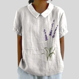 Aubrey | Floral Collared Blouse