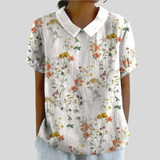 Katrina | Wildflower Collared Blouse