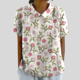 Meredith | Floral Collared Blouse