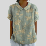 Nora | Embroidered Collared Blouse