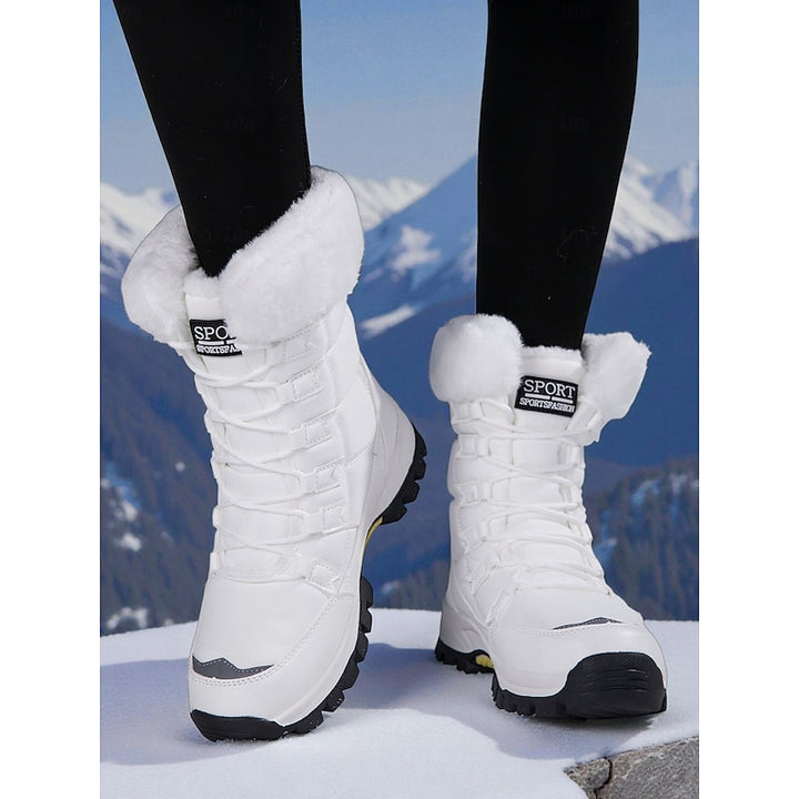 Alba | Cosy Lace-Up Winter Snow Boots