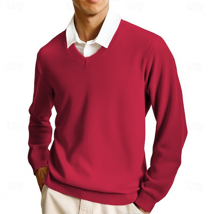 Harrison | Refined V-Neck Jumper