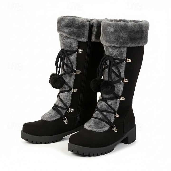 Brielle | Cosy Lace-Up Winter Boots