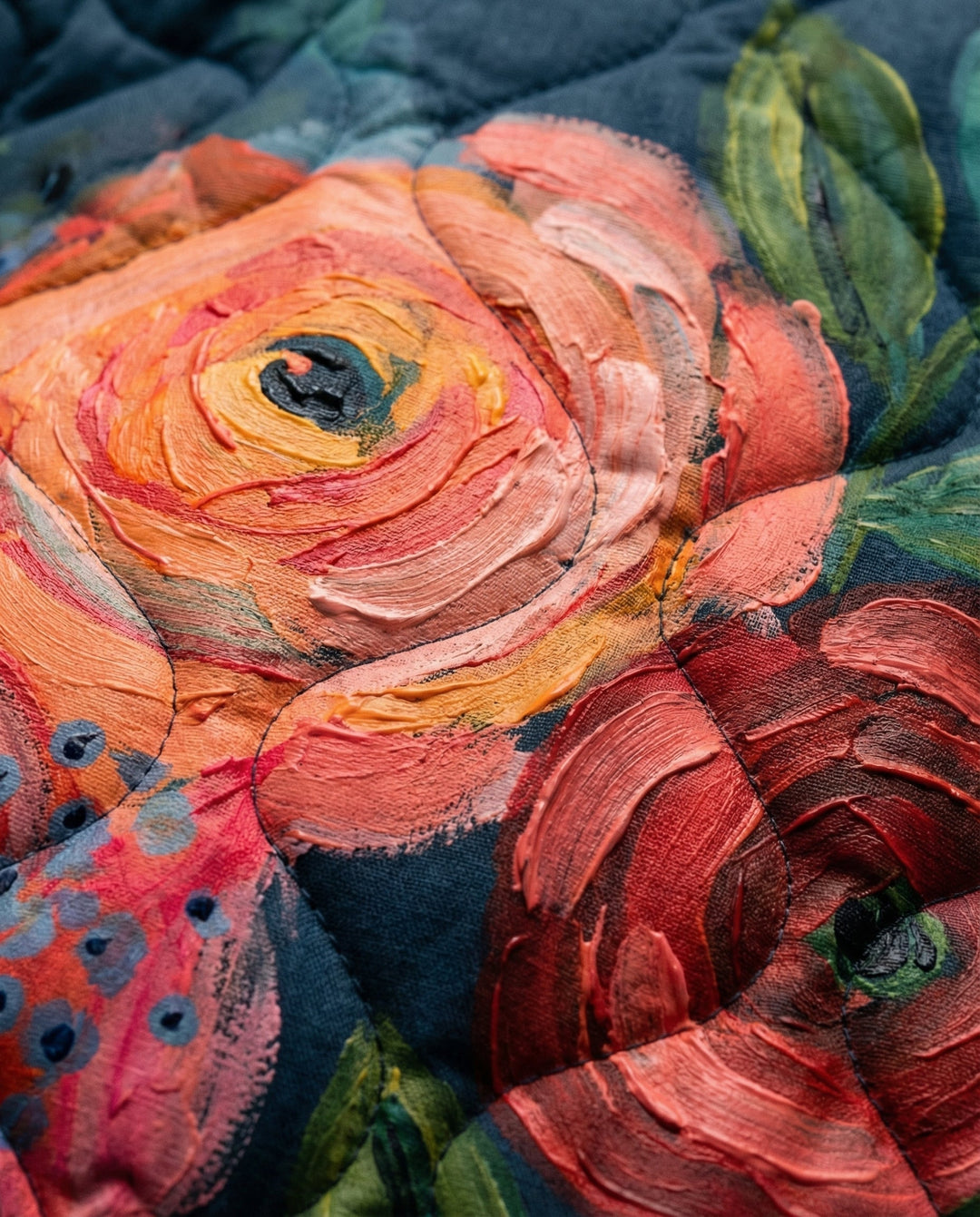 Juliette | Painterly Floral Quilted Jacket