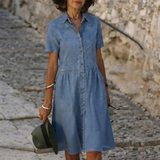 Susanna | Relaxed Button-Front Shirt Dress