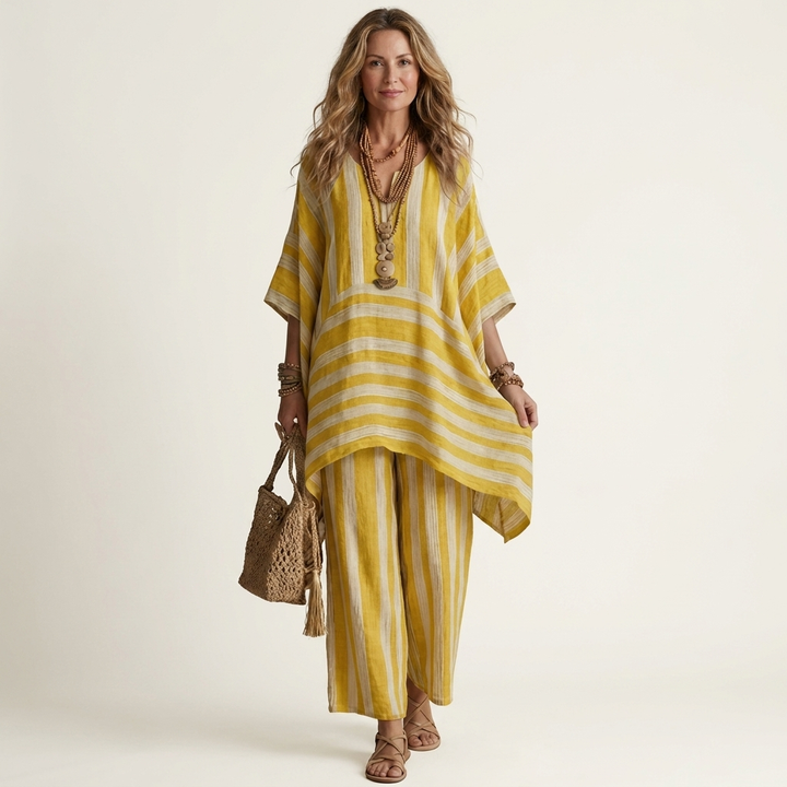 Elin | Relaxed Striped Two-Piece Set