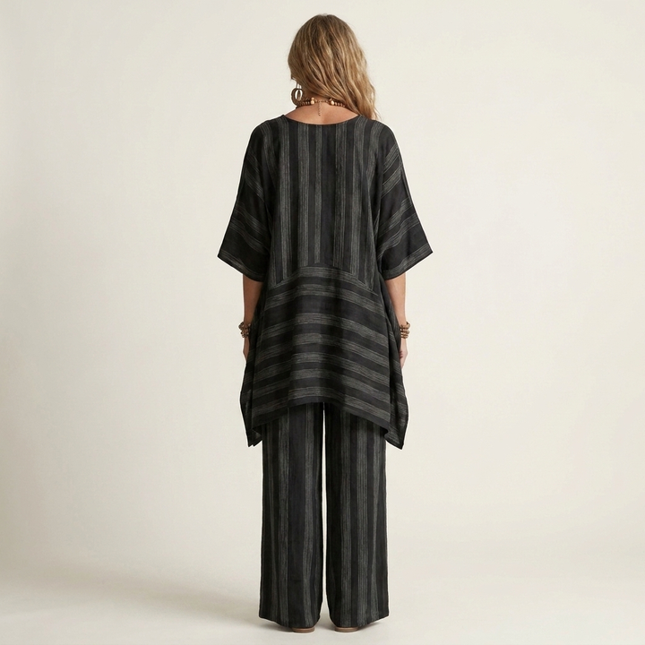 Elin | Relaxed Striped Two-Piece Set