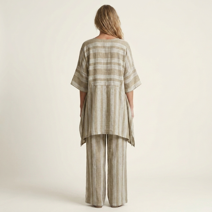 Elin | Relaxed Striped Two-Piece Set