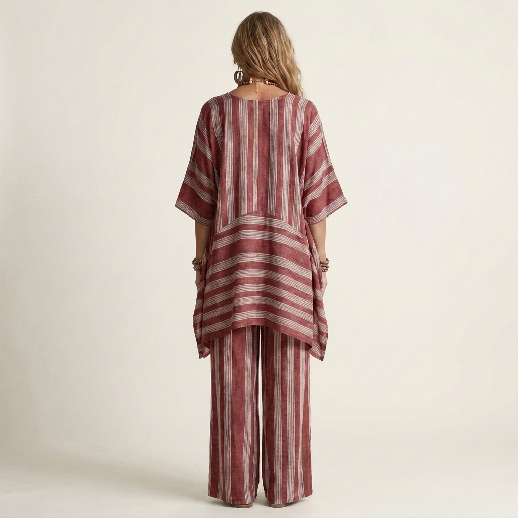 Elin | Relaxed Striped Two-Piece Set