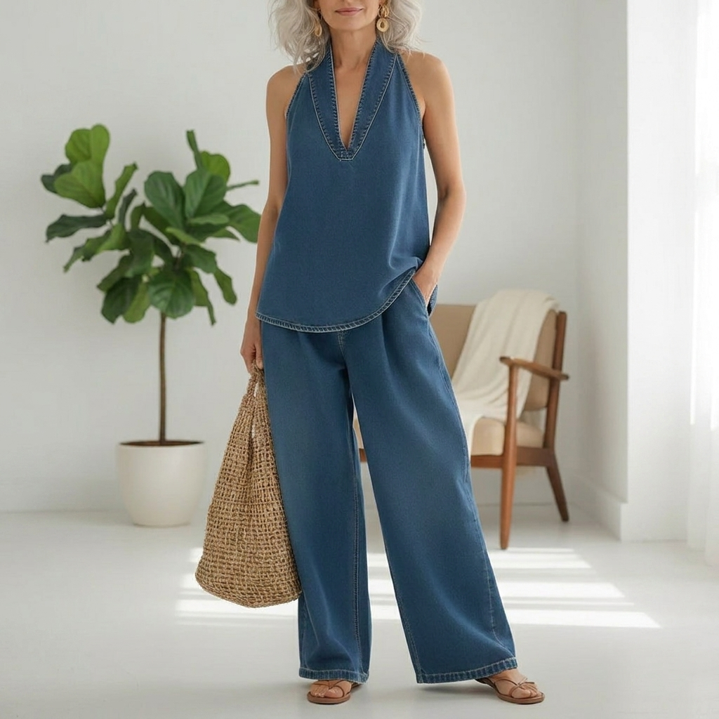 Romy | Relaxed Vintage-Wash Two-Piece Set