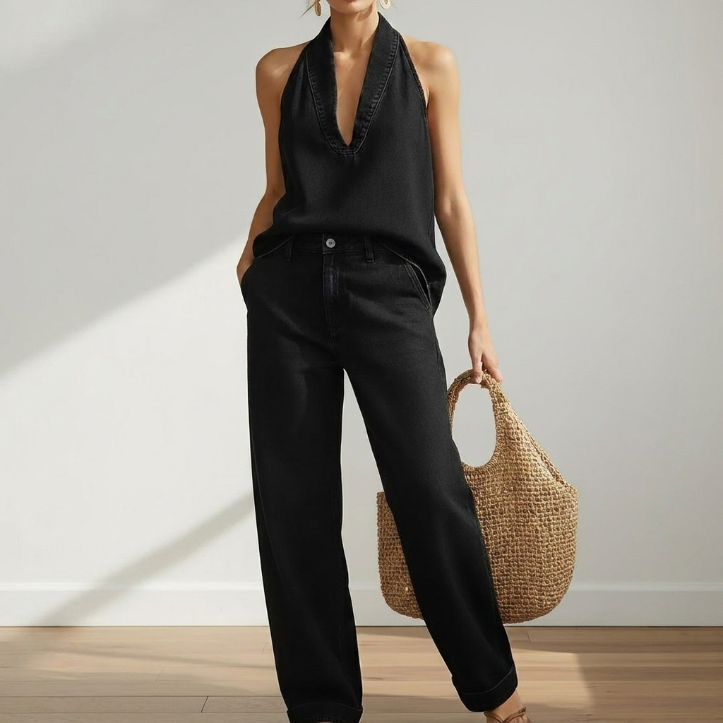 Romy | Relaxed Vintage-Wash Two-Piece Set