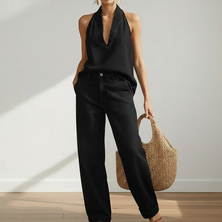 Romy | Relaxed Vintage-Wash Two-Piece Set