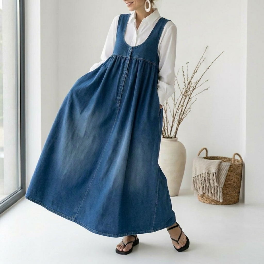 Beatrix | Relaxed Washed Maxi Dress