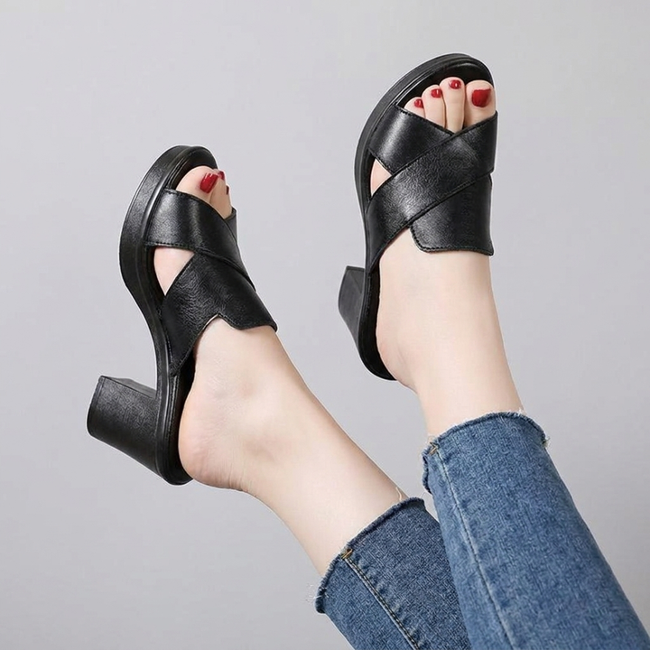 Sabrina | Elegant Block-Heel Sandals