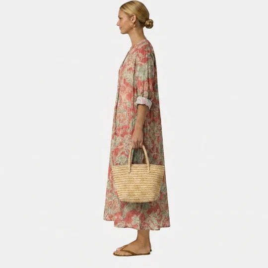 Amabel | Blossom-Print Midi Dress