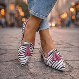Gloria | Tasselled Pointed Loafers