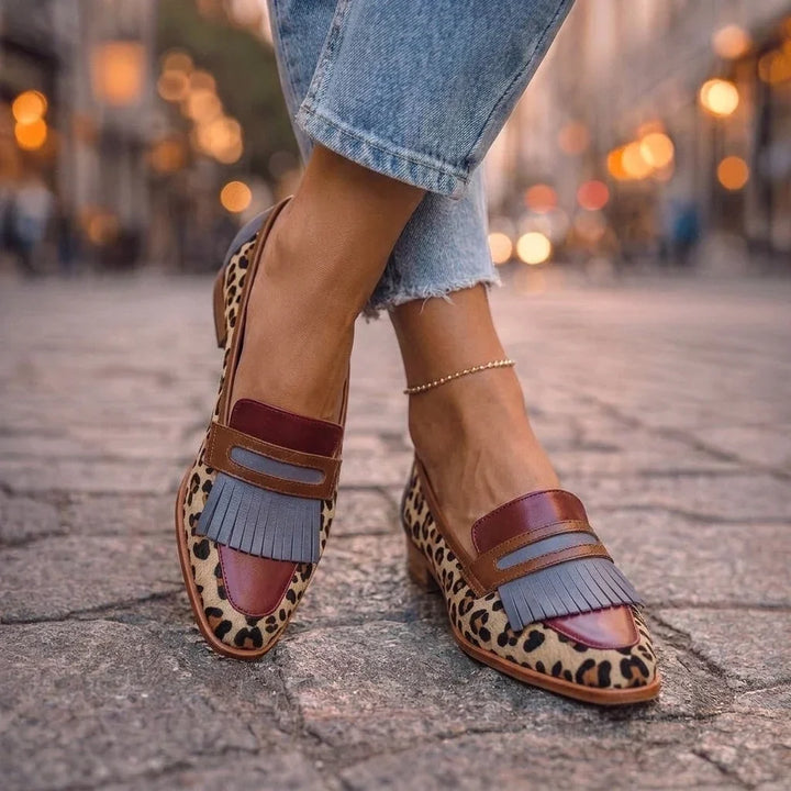 Melissa | Fringe-Trim Loafers