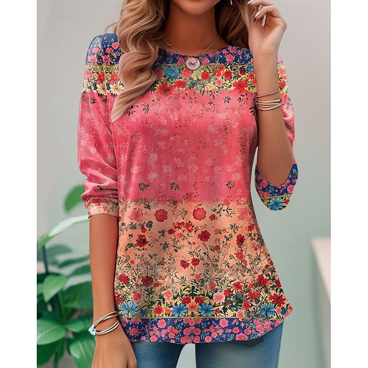Hazel | Floral Long-Sleeve Top
