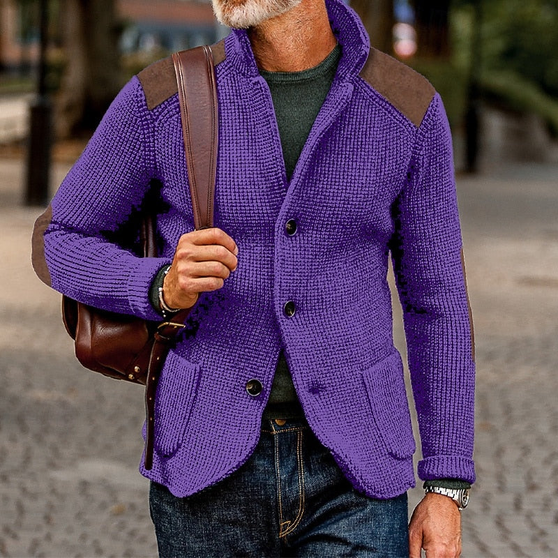 Baxter | Textured Stand-Collar Cardigan