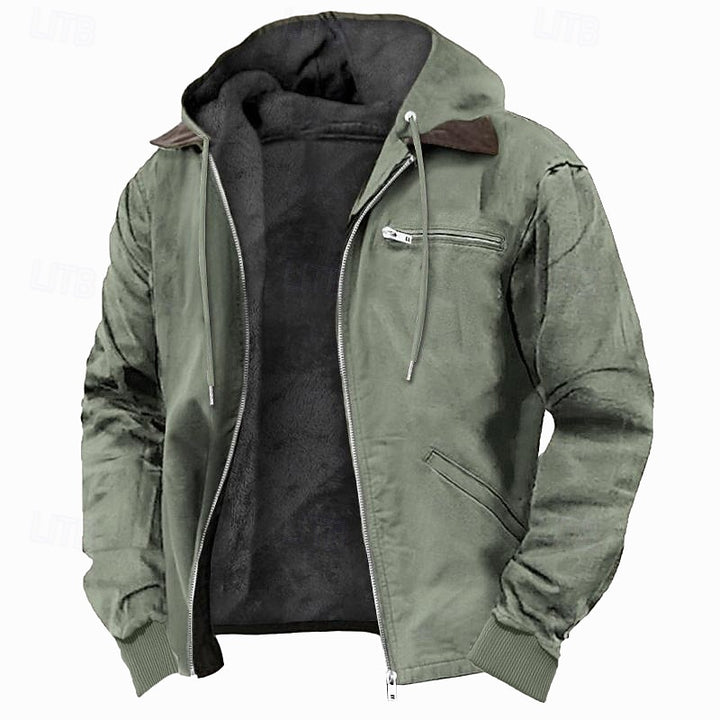 Malcolm | Cosy Hooded Zip Jacket