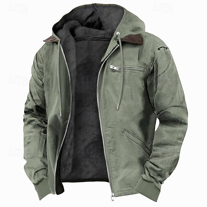 Malcolm | Cosy Hooded Zip Jacket