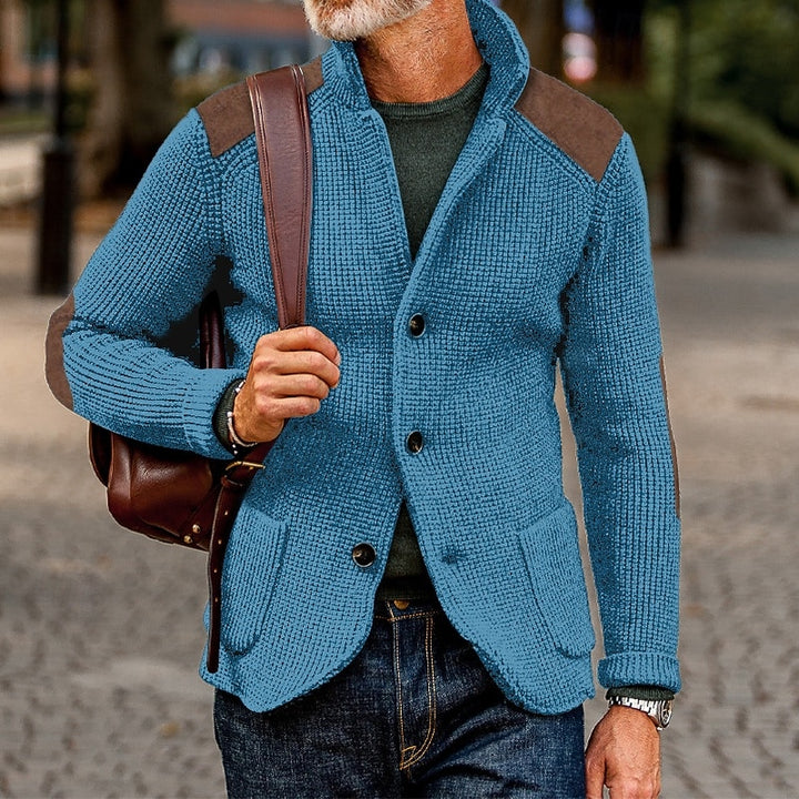 Baxter | Textured Stand-Collar Cardigan