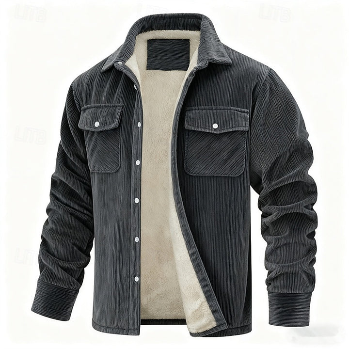 Garrett | Rugged Textured Overshirt Jacket