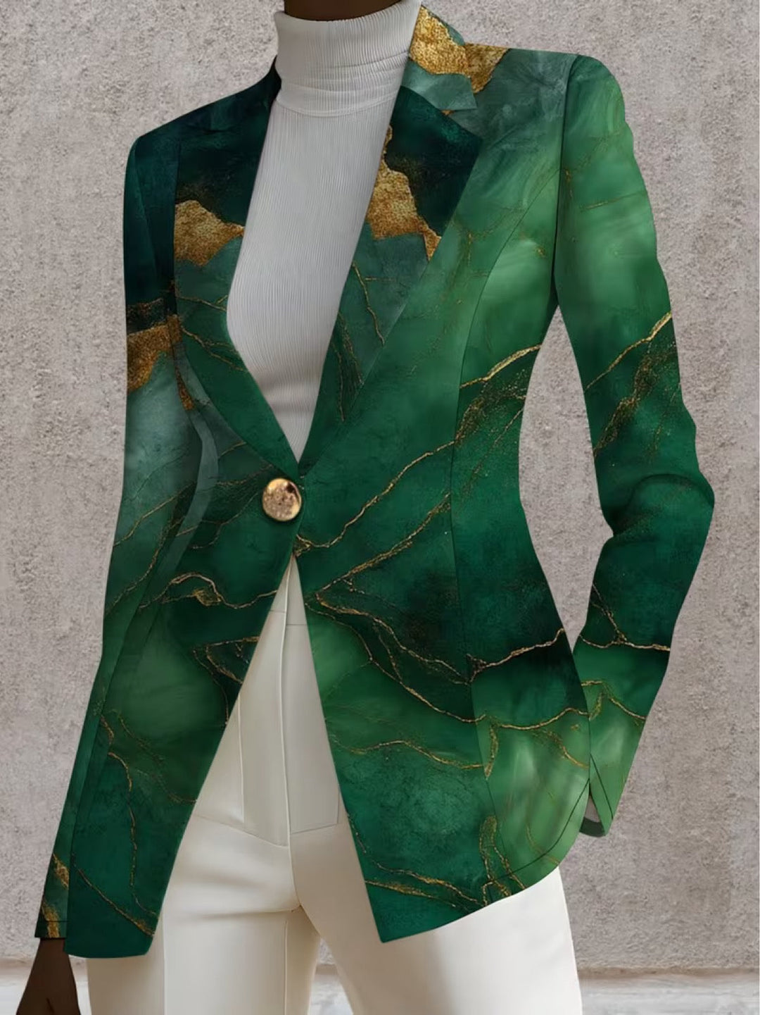 Emmaline | Marbled Tailored Blazer