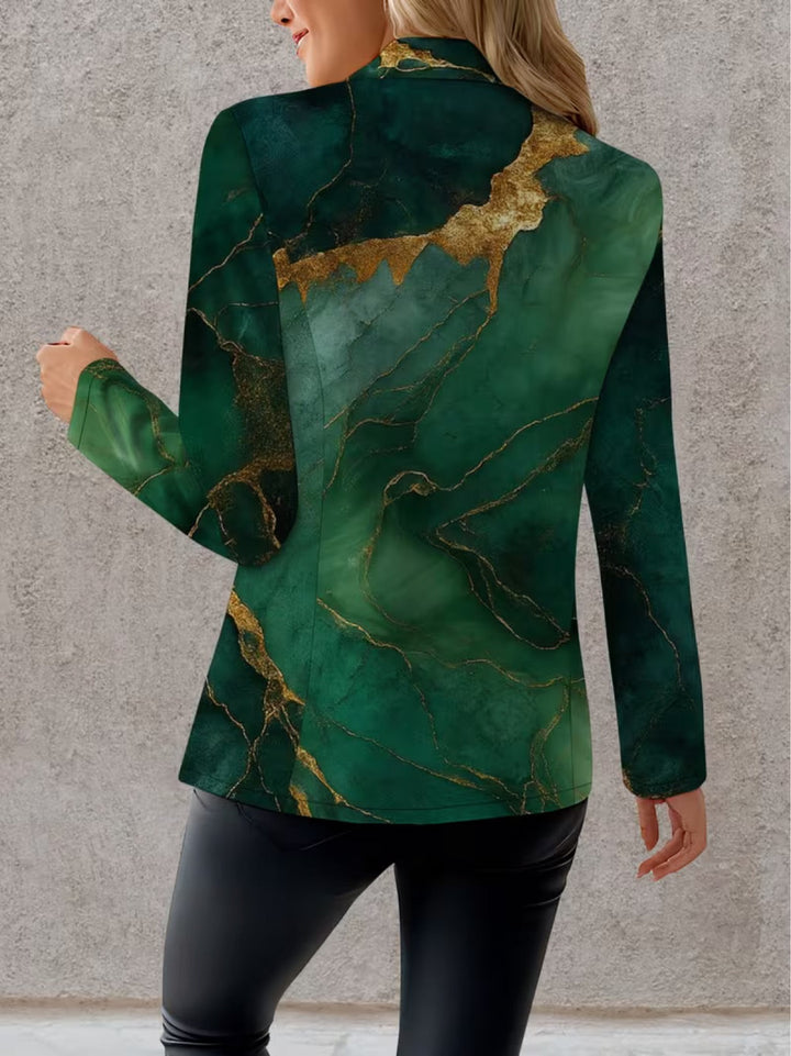 Emmaline | Marbled Tailored Blazer