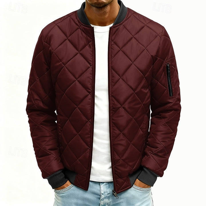 Grayson | Quilted Bomber Jacket
